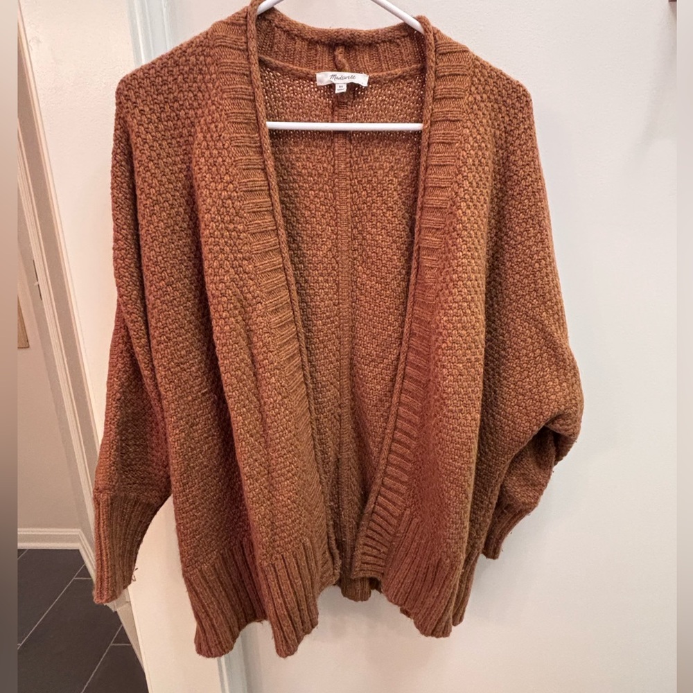 Madewell Open-Front Chunky Cardigan